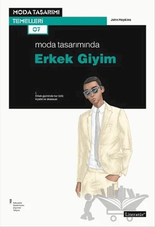 Moda Tasarımında Erkek Giyim – John Hopkins – Literatür Yayıncılık kitap kapağı