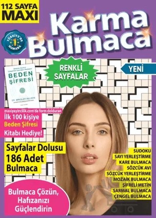 Maxi Karma Bulmaca 18 – Bertan Kodamanoğlu – Maxi Yayıncılık kitap kapağı