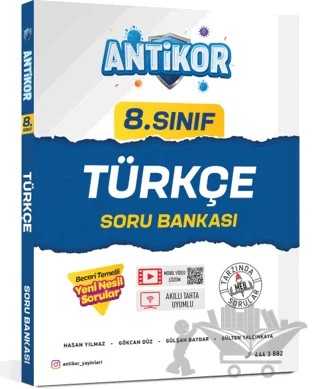 8. Sınıf Türkçe Soru Bankası – Hasan Yılmaz, Gülten Yalçınkaya, Gökcan Baydar – Antikor Yayınları kitap kapağı