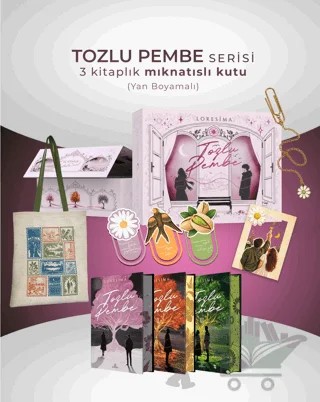 Tozlu Pembe Serisi – 3 Kitaplık Kutu Yan Boyamalı – Loresima – Ephesus Yayınları kitap kapağı