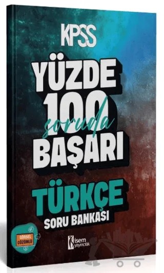 2025 KPSS GYGK Yüz Soruda %100 Başarı Türkçe Soru Bankası – Kollektif – İSEM Yayıncılık kitap kapağı
