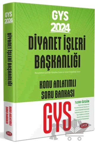 2024 GYS Diyanet İşleri Başkanlığı Konu Anlatımlı Soru Bankası Görevde Yükselme – Kolektif – Data Yayınları kitap kapağı