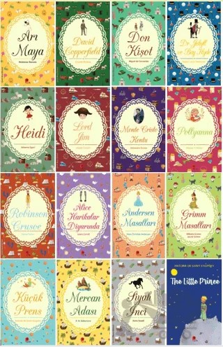 Çocuk Klasikleri 16 Kitap Set (8 Yaş Ve Üzeri) – Kolektif – Peta Kitap kitap kapağı
