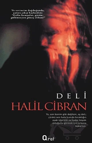 Deli – Halil Cibran – Araf Yayınları kitap kapağı