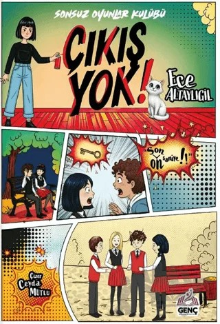 Sonsuz Oyunlar Kulübü- Çıkış Yok! – Ece Altaylıgil – Mor Elma Yayıncılık kitap kapağı