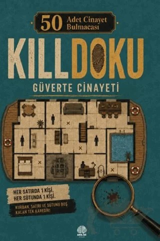 50 Cinayet Bulmacası Killdoku Güverte Cinayeti – Kolektif – Akıl İzi Yayınları kitap kapağı