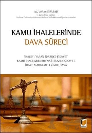 Kamu İhalelerinde Dava Süreci – Volkan Sırabaşı – Adalet Yayınevi kitap kapağı