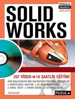 SolidWorks – Haluk Tatar – Pusula Yayıncılık kitap kapağı