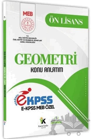 2026 MEB Özel EKPSS Ön Lisans - Ortaöğretim Geometri Konu Anlatımı Kitabı – Kolektif – Karakutu Yayın kitap kapağı