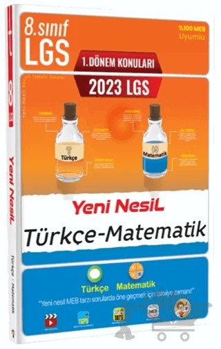 2023 LGS 1. Dönem Yeni Nesil Türkçe Matematik Soru Bankası – Kolektif – Tonguç Akademi kitap kapağı