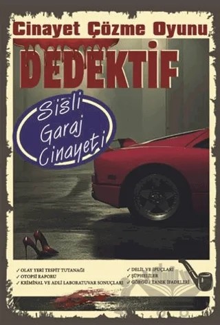 Cinayet Çözme Oyunu Dedektif - Sisli Garaj Cinayeti – Kollektif – MT Dedektiflik kitap kapağı