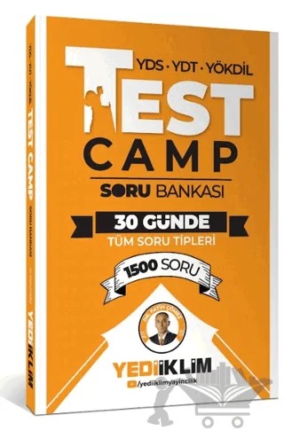 YDS YDT YÖKDİL Test Camp Soru Bankası – Fatih Çömez – Yediiklim Yayınları kitap kapağı