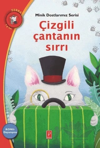 Çizgili Çantanın Sırrı - Minik Dostlarımız Serisi 5 – Elena Staniou – Pena Yayınları kitap kapağı