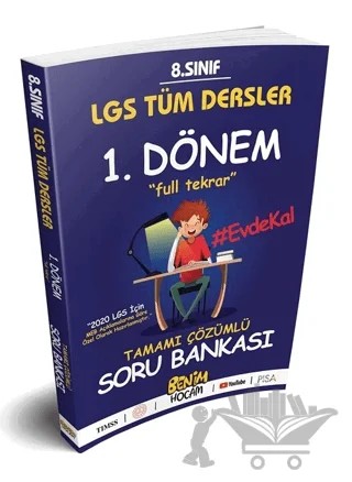 LGS 8. Sınıf Tüm Dersler 1. Dönem Full Tekrar Soru Bankası – Kolektif – Benim Hocam Yayınları kitap kapağı