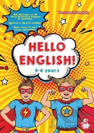 Hello English! 5-6 Years – Didem Aydın – Olimpos Çocuk kitap kapağı