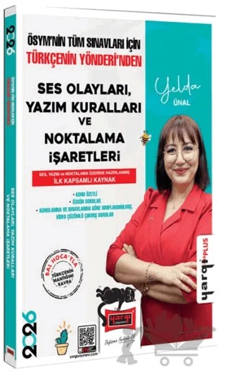 2026 ÖSYM'nin Tüm Sınavları İçin Ses Olayları Yazım Kuralları ve Noktalama İşaretleri – Yelda Ünal – Yargı Yayınevi kitap kapağı