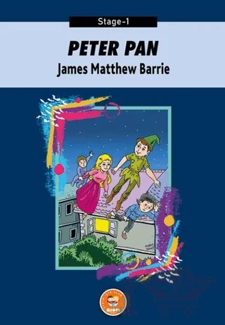 Peter Pan - James Matthew Barrie (Stage-1) – James Matthew Barrie – Biom Yayınları kitap kapağı