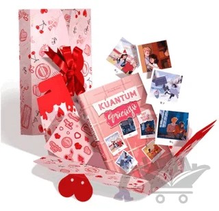 Kuantum Öpücüğü Sevgililer Günü Özel Kutulu Set – Amy Noelle Parks – Ren Kitap kitap kapağı