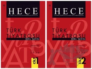 Türk Tiyatrosu Özel Sayısı - 52 – Hece Dergisi kitap kapağı