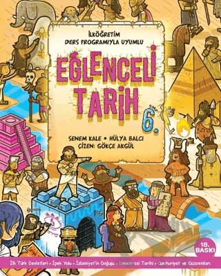 Eğlenceli Tarih 6. Sınıf – Hülya Balcı, Senem Kale – Doğan Egmont Yayıncılık kitap kapağı