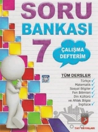 Çalışma Defterim Tüm Dersler Soru Bankası 7. Sınıf – Kolektif – Tay Yayınları kitap kapağı