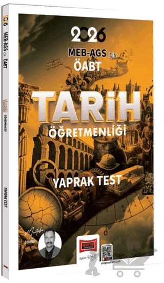 2026 MEB-AGS ÖABT Tarih Öğretmenliği Yaprak Test – Mustafa Özdemir – Yargı Yayınevi kitap kapağı