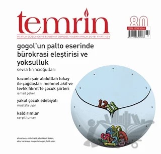 Temrin Düşünce ve Edebiyat Dergisi Sayı: 80 Kasım - Aralık 2016 – Temrin Dergisi kitap kapağı