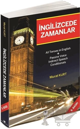 İngilizcede Zamanlar - İngilizce Gramer – Murat Kurt – MK Publications kitap kapağı
