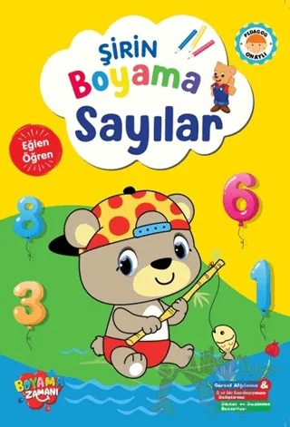 Şirin Boyama - Sayılar – Kolektif – Boyama Zamanı kitap kapağı