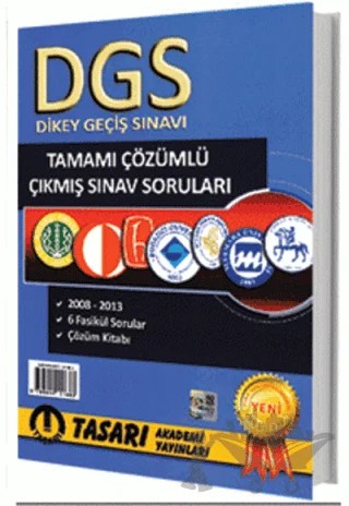DGS Tamamı Çözümlü Çıkmış Sınav Soruları – Kolektif – Tasarı Eğitim Yayınları kitap kapağı