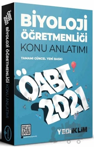 2021 ÖABT Biyoloji Öğretmenliği Konu Anlatımı – Kolektif – Yediiklim Yayınları kitap kapağı
