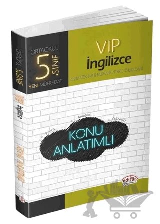 5. Sınıf VIP İngilizce Konu Anlatımlı – Kolektif – Editör Yayınevi kitap kapağı
