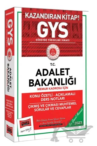 Yargı Yayınları 2023 Adalet Bakanlığı GYS Memur Kadrosu İçin Konu Özetli Açıklamalı Ders Notları Çıkması Muhtemel Sorular ve Cevaplar – Kolektif – Yargı Yayınevi kitap kapağı