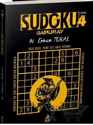 Samuray Sudoku 4 – Mustafa Erhan Tural – Ren Kitap kitap kapağı