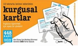 İngilizce Kurgusal Kartlar (448 Kart+ Alıştırma Kitapçığı ) – Şinasi Bademcioğlu – Alfa Yayınları kitap kapağı