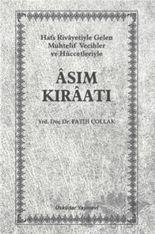 Asım Kıraatı – Fatih Çollak – Üsküdar Yayınevi kitap kapağı