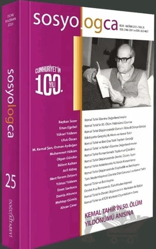 Sosyologca Dergisi Sayı 25 – Doğu Kitabevi kitap kapağı
