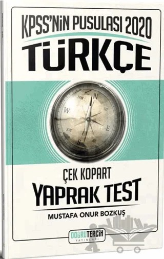 2020 KPSS nin Pusulası Türkçe Çek Kopart Yaprak Test – Mustafa Onur Bozkuş – Doğru Tercih Yayınları kitap kapağı