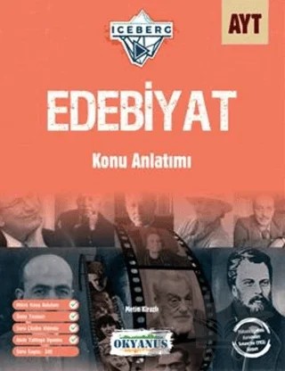 AYT Iceberg Türk Edebiyatı Konu Anlatımı – Metin Kirazlı – Okyanus Yayınları kitap kapağı