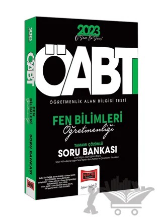 Yargı Yayınları 2023 KPSS ÖABT Fen Bilimleri Öğretmenliği Tamamı Çözümlü Soru Bankası – Kolektif – Yargı Yayınevi kitap kapağı