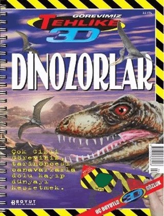 3D Çocuk Dergisi - Dinozorlar – Boyut Yayın Grubu kitap kapağı