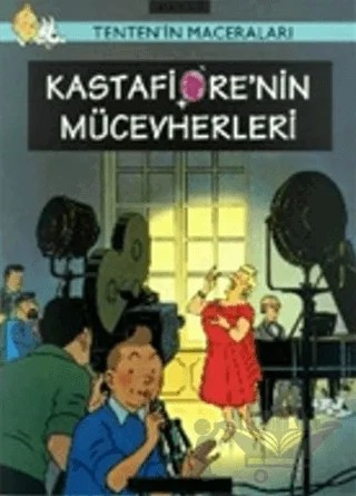 Tenten’in Maceraları Kastafiore’nin Mücevherleri – Herge – Yapı Kredi Yayınları kitap kapağı