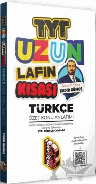 TYT Uzun Lafın Kısası Türkçe Özet Konu Anlatımı – Kadir Gümüş – Benim Hocam Yayınları kitap kapağı