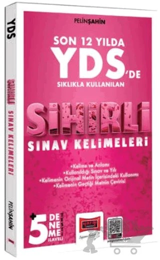 YDS İçin Son 12 Yılda Sıklıkla Kullanılan Sihirli Sınav Kelimeleri – Pelin Şahin – Yargı Yayınevi kitap kapağı