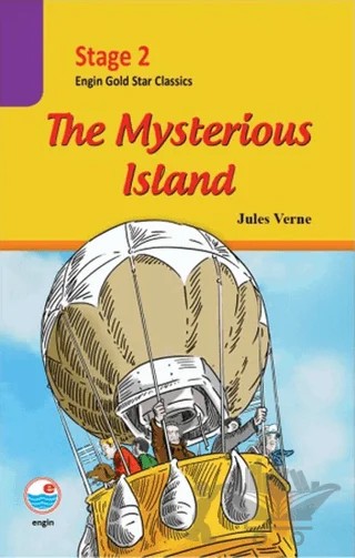 The Mysterious Island - Stage 2 – Jules Verne – Engin Yayınevi kitap kapağı