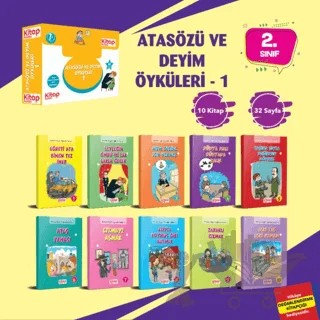 Atasözü ve Deyim Öyküleri -1 (10 Kitap + Değerlendirme Testi) – Kolektif – Kitap Kulübü Çocuk Yayınları kitap kapağı