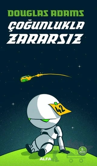 Çoğunlukla Zararsız – Douglas Adams – Alfa Yayınları kitap kapağı