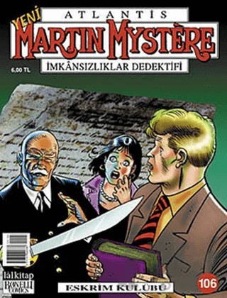 Martin Mystere Sayı 106 Eskrim Kulübü – Lal Kitap kitap kapağı