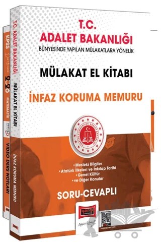 T.C. Adalet Bakanlığı İnfaz Koruma Memuru Mülakat El Kitabı (Soru-Cevaplı) – Kolektif – Yargı Yayınevi kitap kapağı
