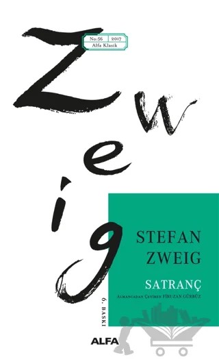 Satranç – Stefan Zweıg – Alfa Yayınları kitap kapağı